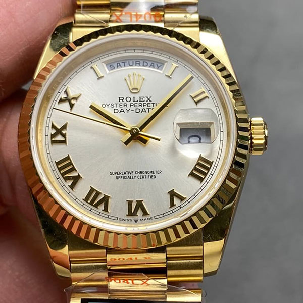 【QF製】ロレックスコピー デイデイト M128238-0076(36mm) 加重版 好評腕時計